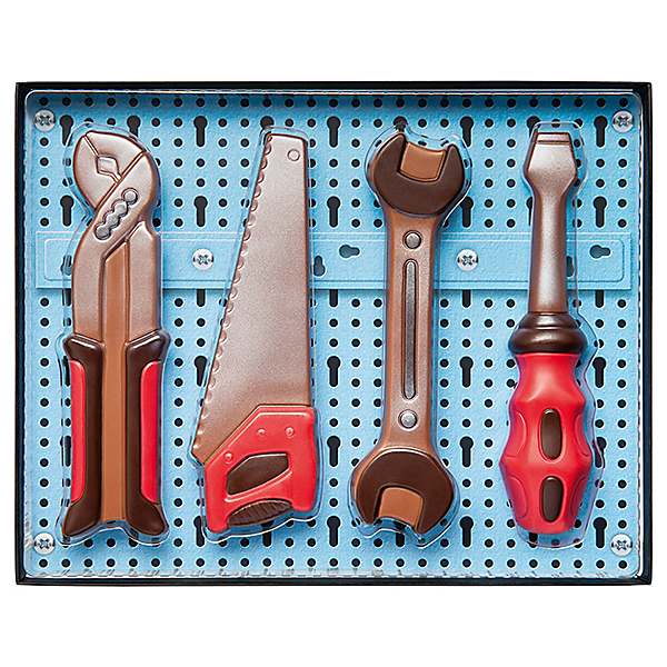 Decorated Milk Chocolate Tool Kit Gift Box