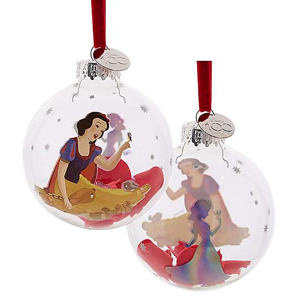 disney christmas glass ornaments