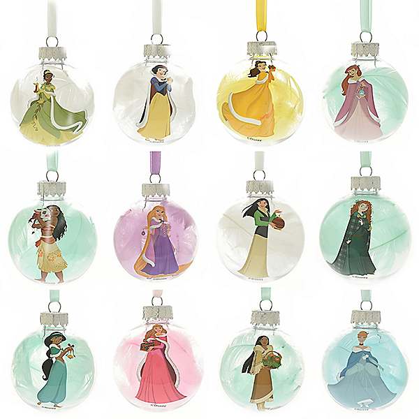 disney christmas bauble set