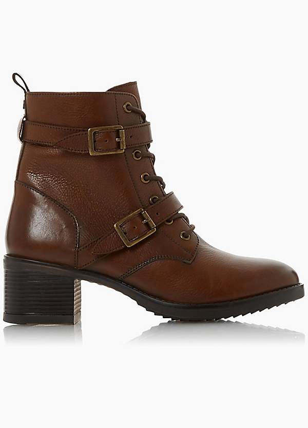 dune buckle ankle boots