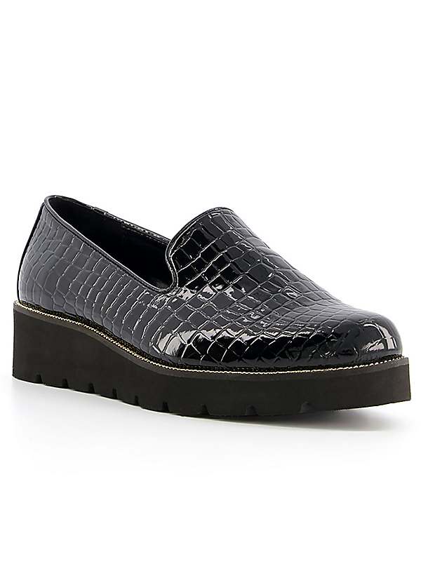 Dune sale platform loafers