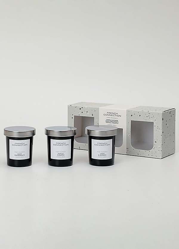 French Connection Black Collection Piece Gift Set: Candle x 52g