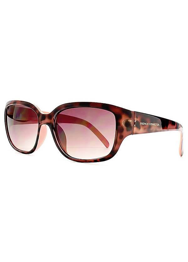 French Connection Small Plastic Sunglasses Kaleidoscope