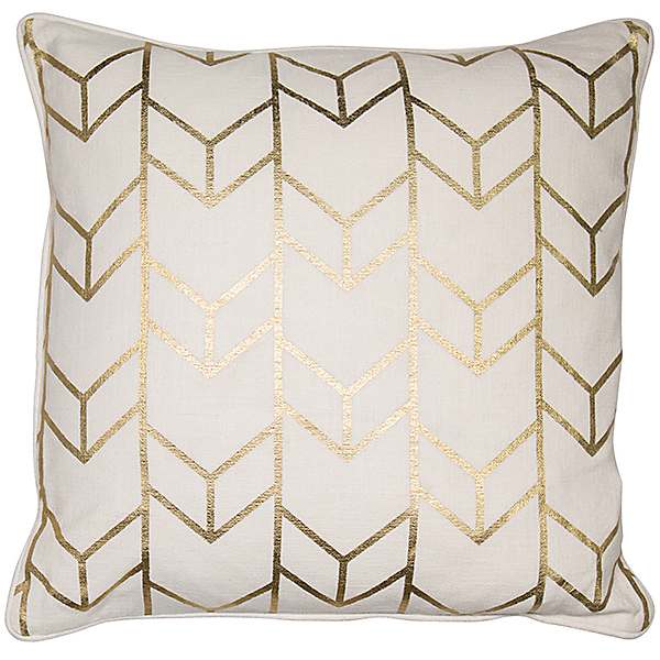 gold leaf cushion