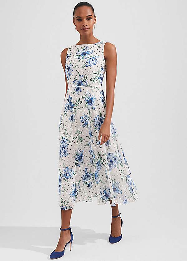 Hobbs Agnes Dress Outlet (HOBBS Carly Dress Kaleidoscope)