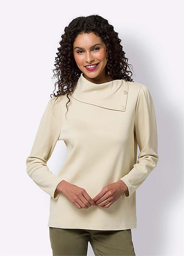 Heine Asymmetric Button Blouse | Kaleidoscope