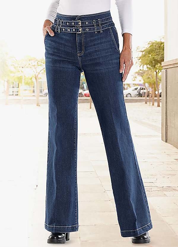 完売品】Bio wear DOUBLE WAIST JEANS BIO JEANS WITH UNDERWEAR bio