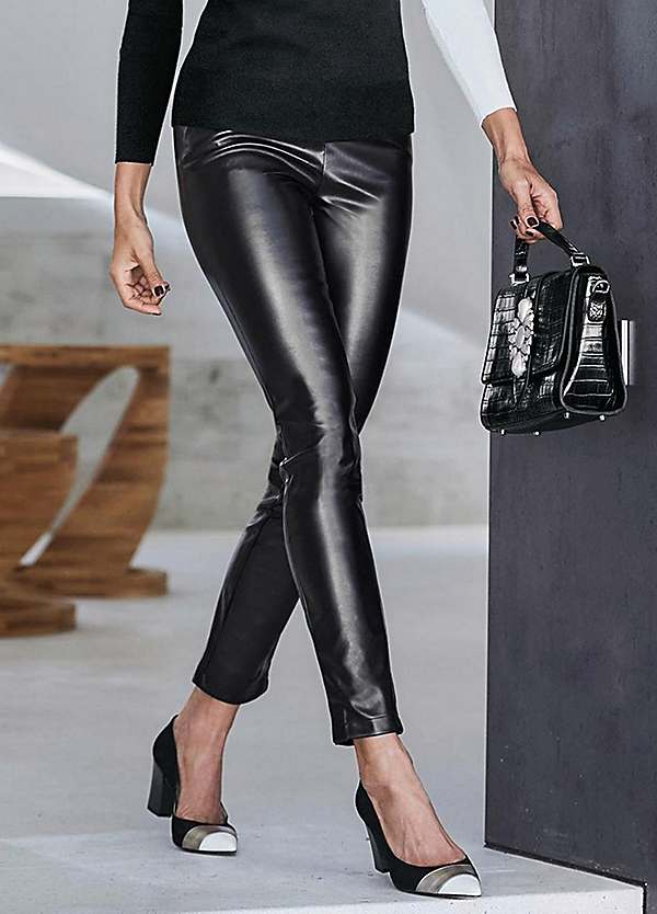 Heine Faux-Leather Leggings | Kaleidoscope