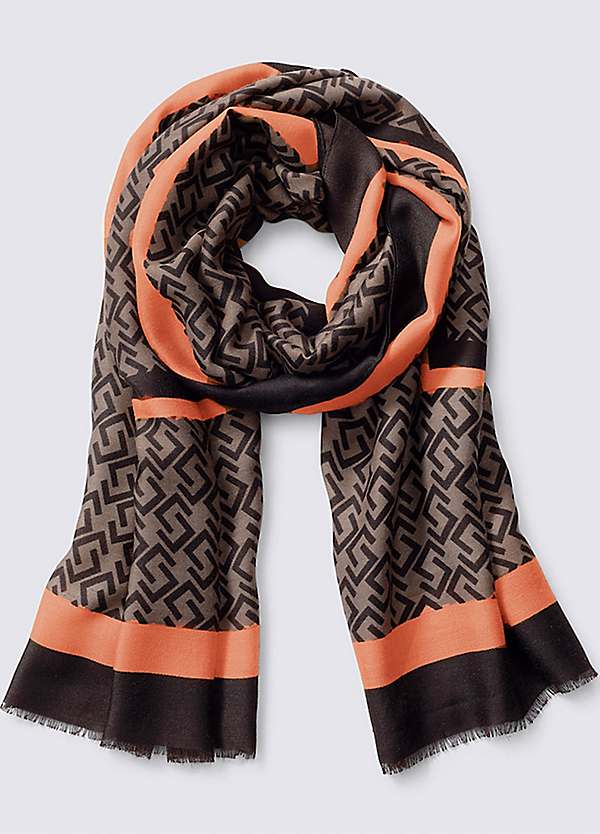 Graphic deals print scarf