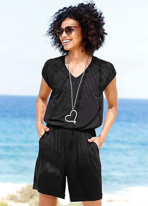 Heine Viscose Jersey Jumpsuit Kaleidoscope