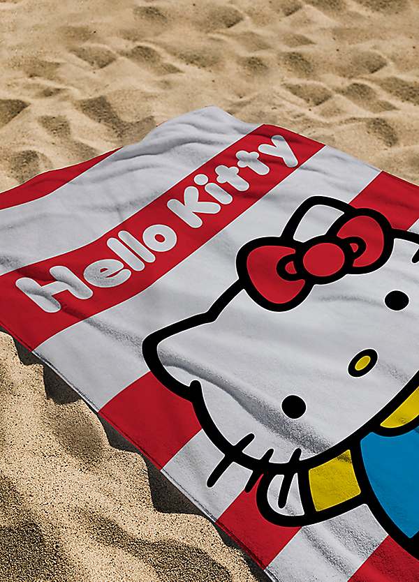 Hello Kitty Cheeky 100 Cotton Beach Towel