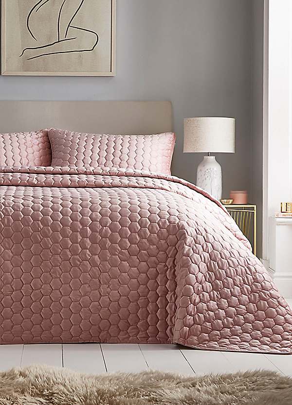 honeycomb bedspread