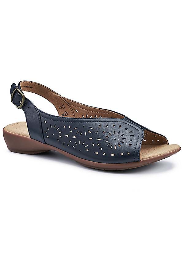 Hotter Tourist Sandals Hotter Coral Sandals Hotter Navy Sunrise