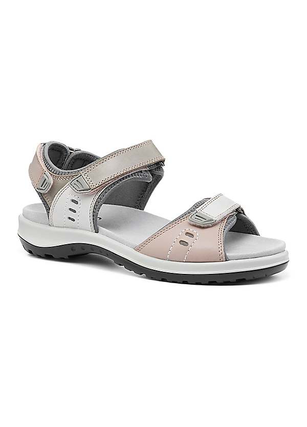 Hotter Walk II Wide Fit Casual Sandals - Pastel Multi