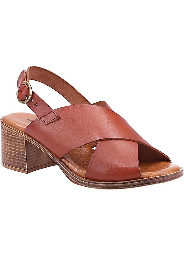 hush puppies brown leather sandals