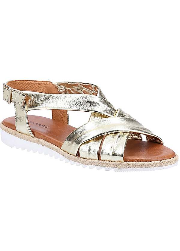 Hush puppies store gold sandals