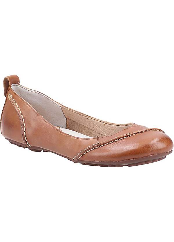 Hush Puppies Tan Janessa Slip On Shoes Kaleidoscope