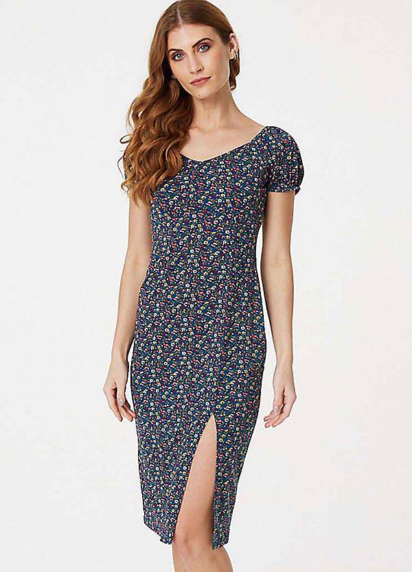 Izabel London Floral Short Sleeve 
