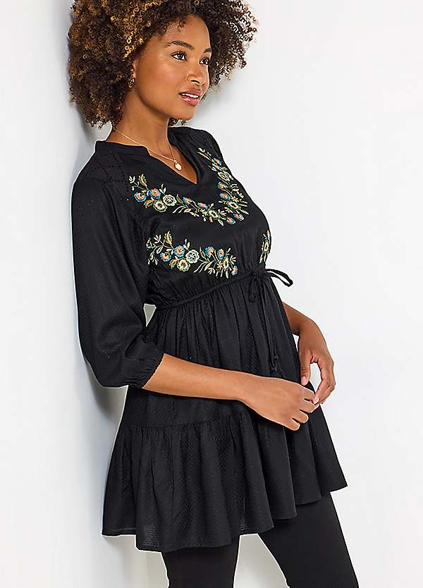 Joe Browns Boho Embroidered Tunic Dress