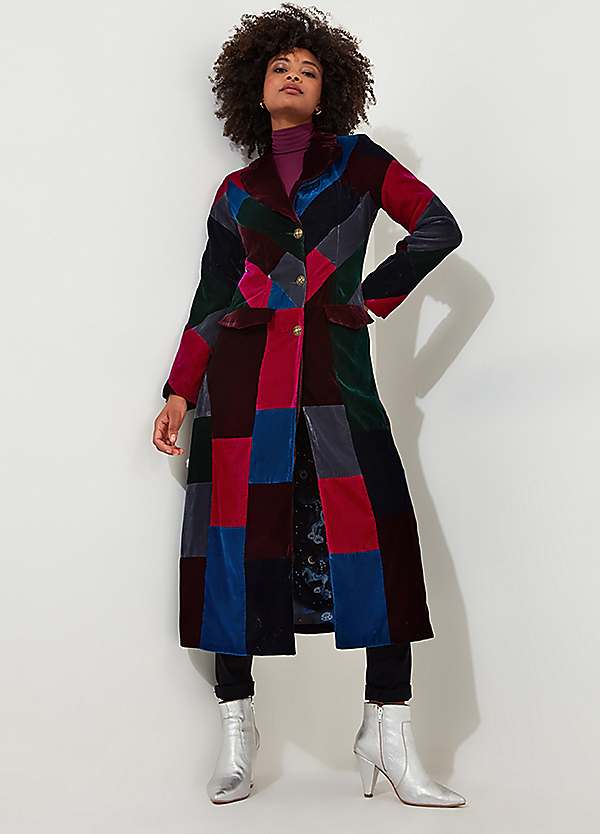 quilted jacket joe browns floral parka coat