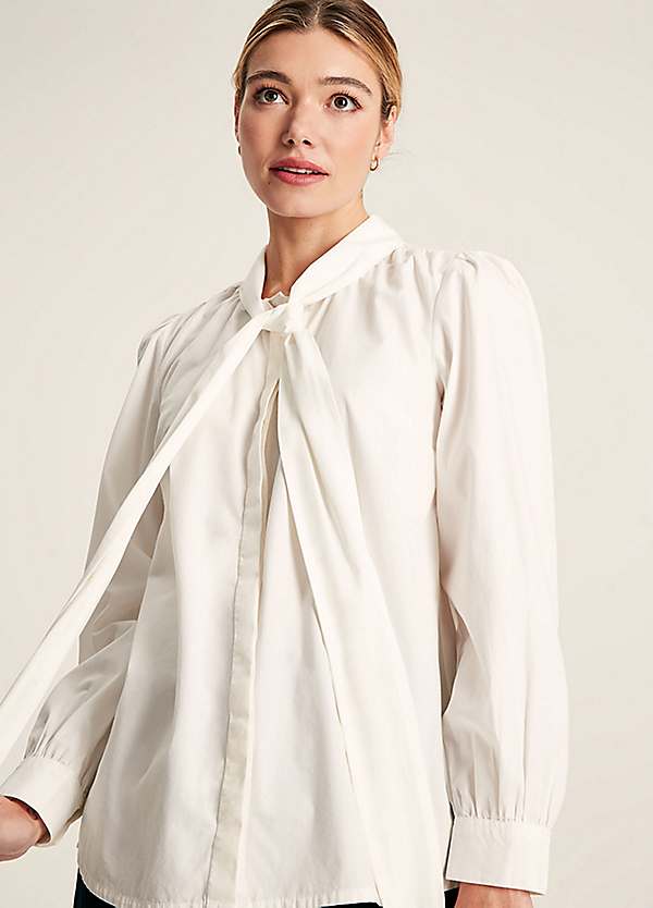 Heine Concealed Button Placket Longline Blouse