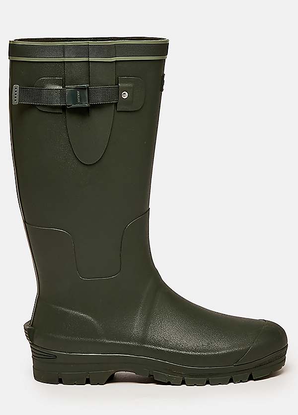 Joules Heritage Green Adjustable Neoprene Lined Tall Wellies