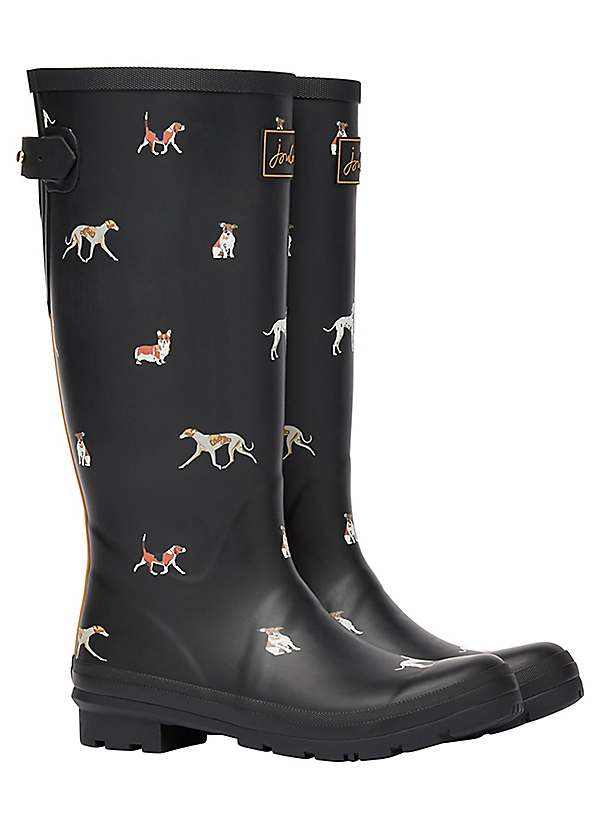 joules grey wellies