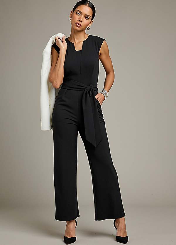 Kaleidoscope Black Tailored Jumpsuit