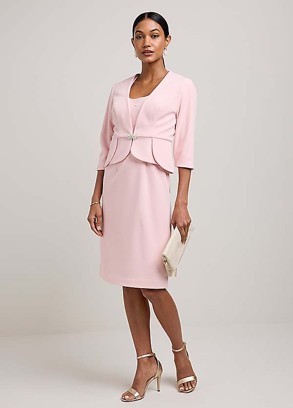 Kaleidoscope Blush Dress & Jacket