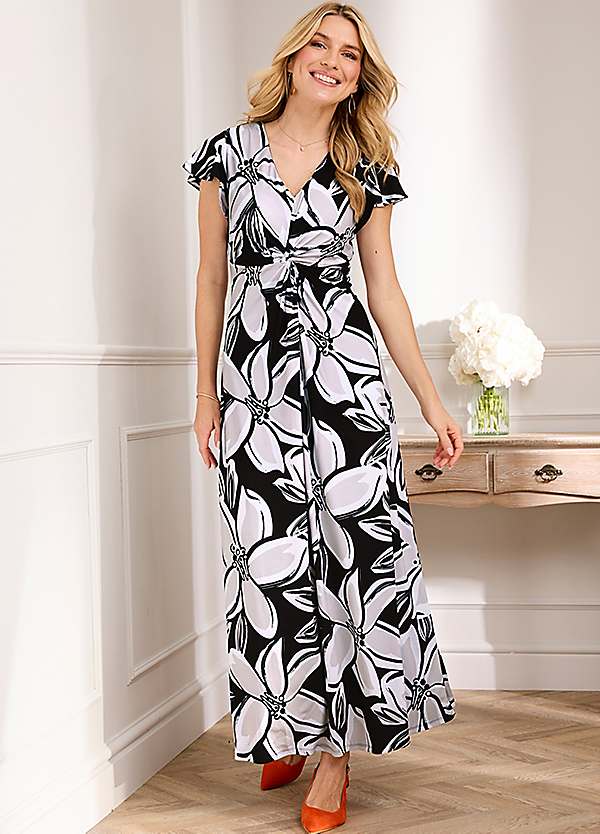 Maxi dress 2024 knot front