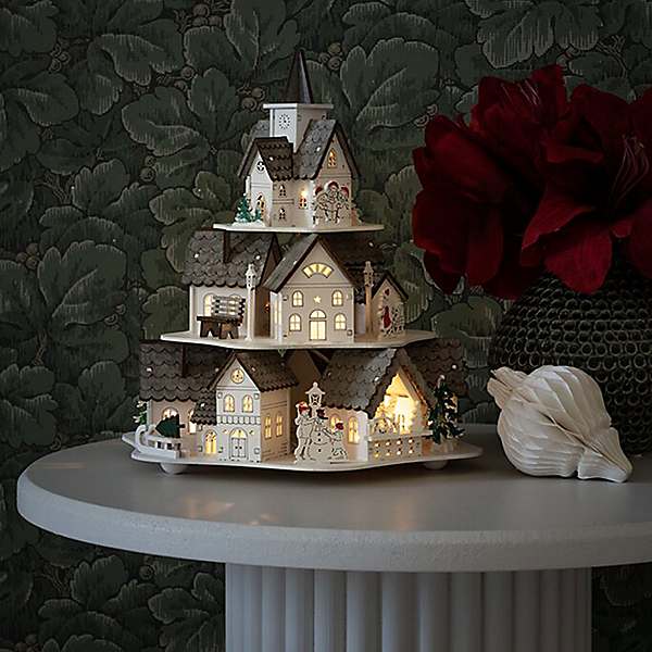 Konstsmide LED Christmas Scene : Mains Or Battery : Ginger Bread