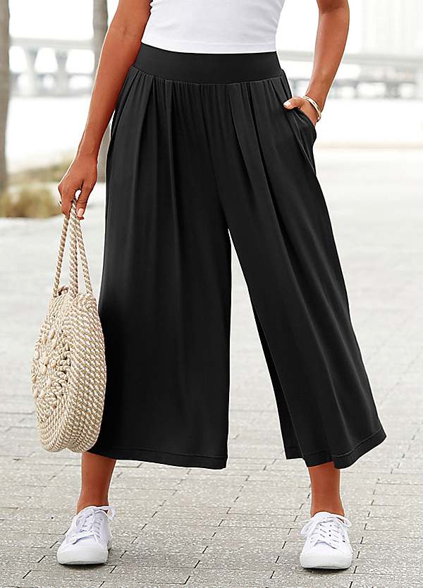 LASCANA Extra Wide Leg Culottes | Kaleidoscope