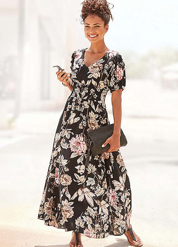 LASCANA Floral Print Maxi Dress | Kaleidoscope