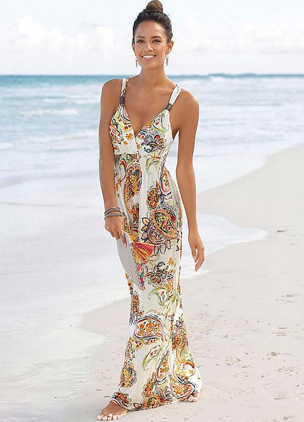 LASCANA Paisley Print Maxi Dress