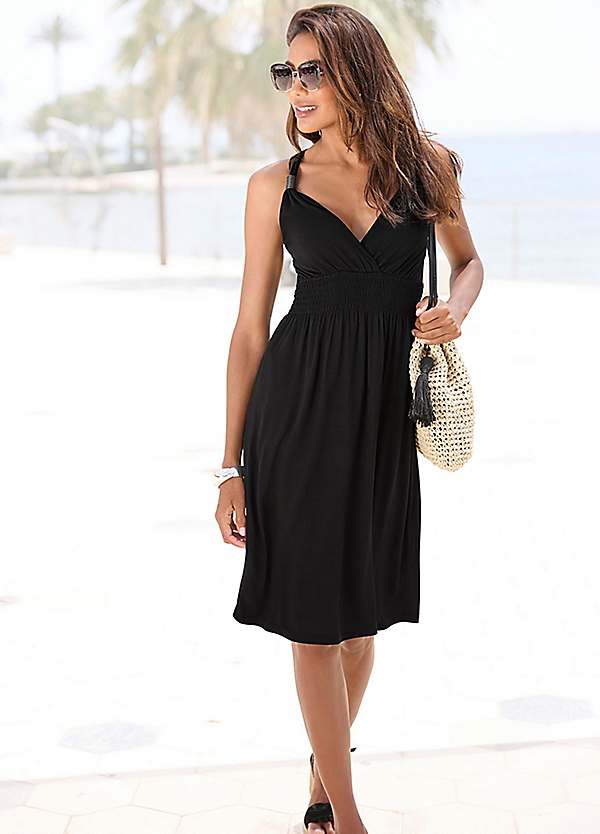 designer knee length dresses Designer Mart main image 1