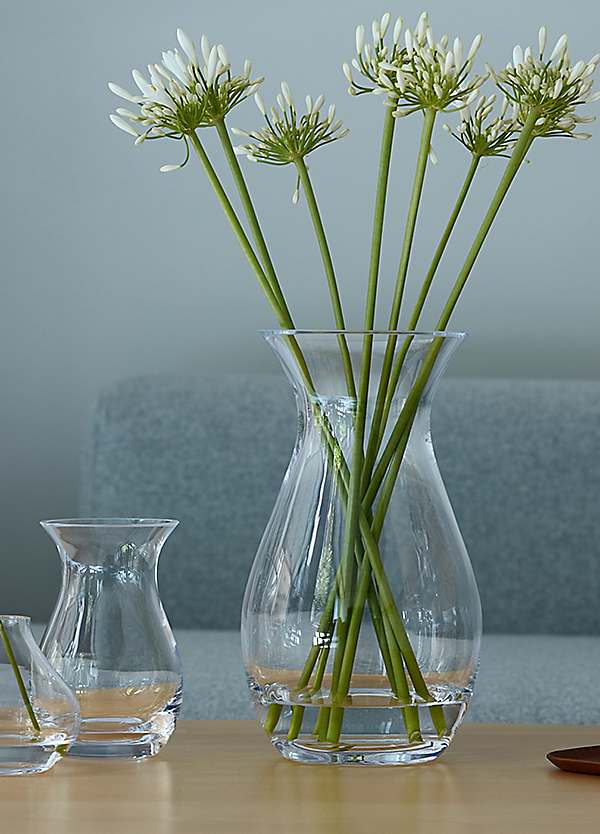 LSA Flower Grand Posy Vase 32H cm Clear | Kaleidoscope