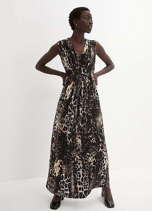 Maxi dresses outlet leopard print