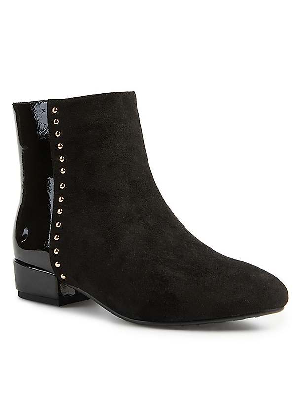 Studded suede ankle on sale boots