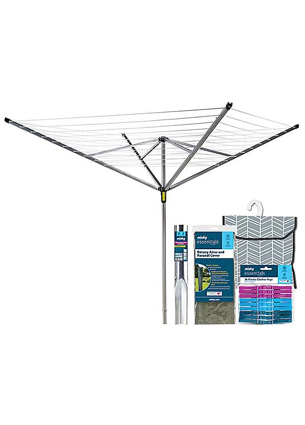Outdoor Minky Rotary Airer Minky Easybreeze 50m Arm Outdoor Rotary