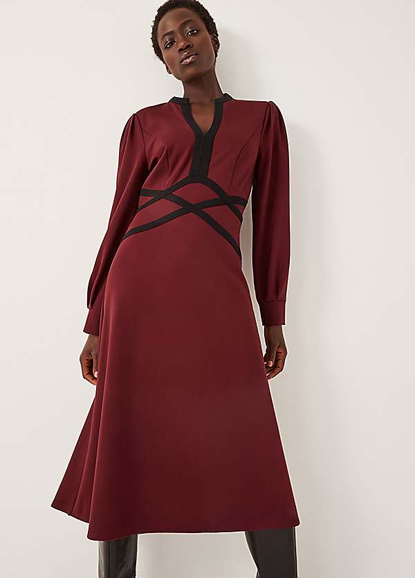 Monsoon Julia Jersey Midi Dress