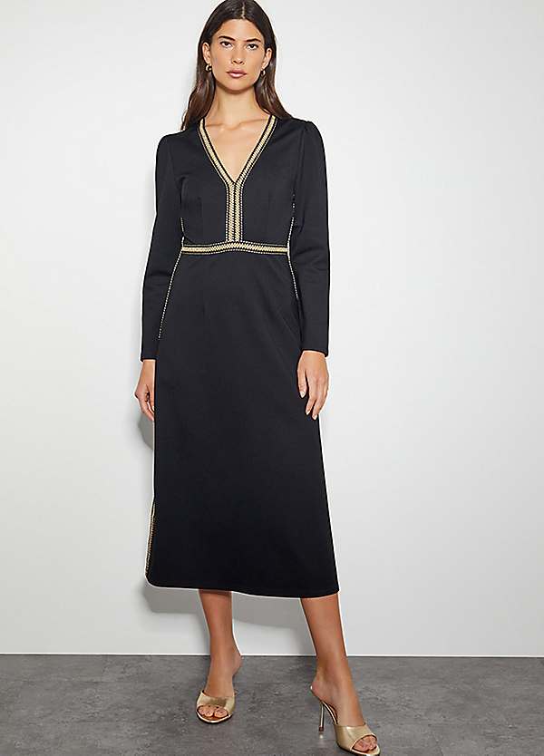 Ponte midi dress best sale