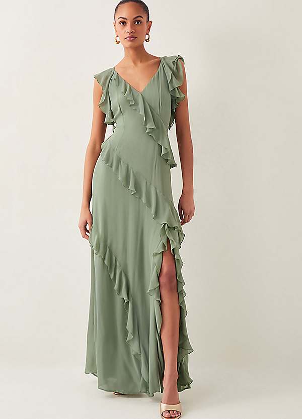 next green sequin dress Lace-Up Dark Green Long Sequin Prom Dress with Cut Out Black / 3 main image 0
