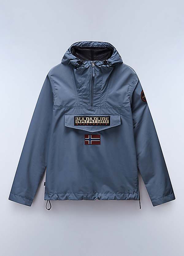 Napapijri Mens Pullover Jacket Napapijri High-Neck Jacket Blue