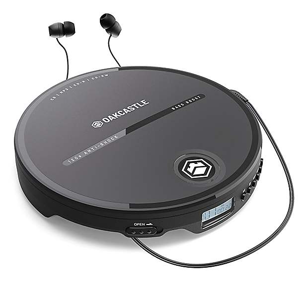 Oakcastle CD10 Portable CD Player with Built in Rechargeable