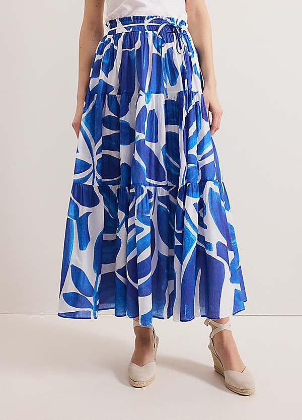 【Phase Eight】Alva コットン マキシ スカート Alva Print Skirt | Phase Eight UK |