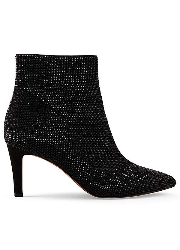 Sparkly best sale heeled boots