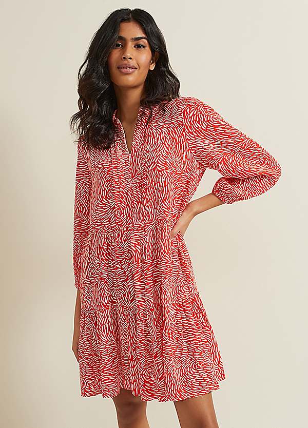 Phase Eight Carrie Abstract Swing Dress | Kaleidoscope