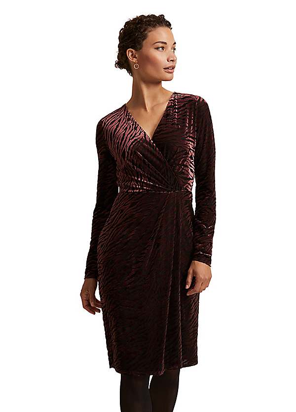 Phase Eight Elina Velvet Burnout Dress