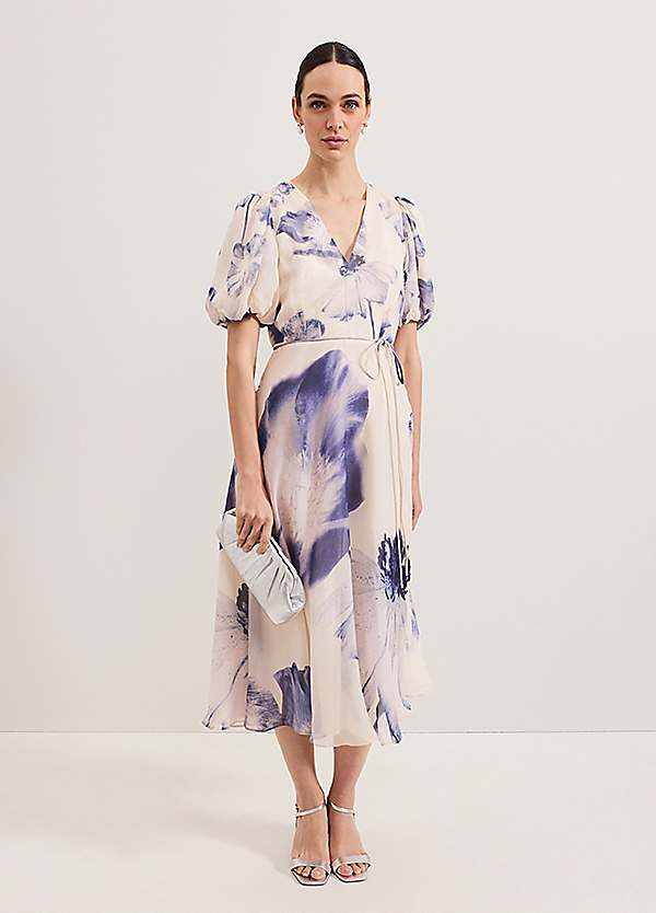 安心追跡【Phase Eight】Lizzie フローラル柄ドレス Phase Eight Lizzie Floral Dress | Kaleidoscope