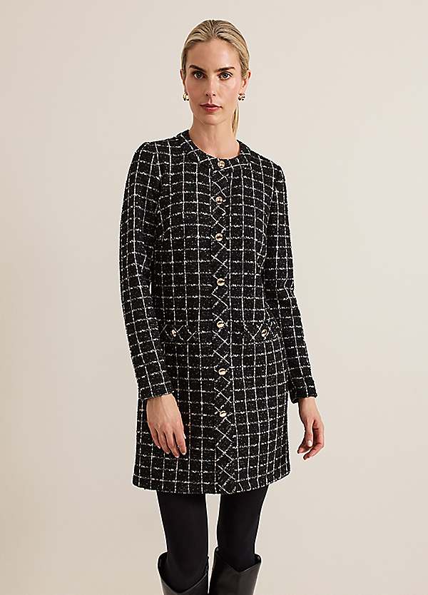 Phase Eight Mylee Tweed Dress | Kaleidoscope